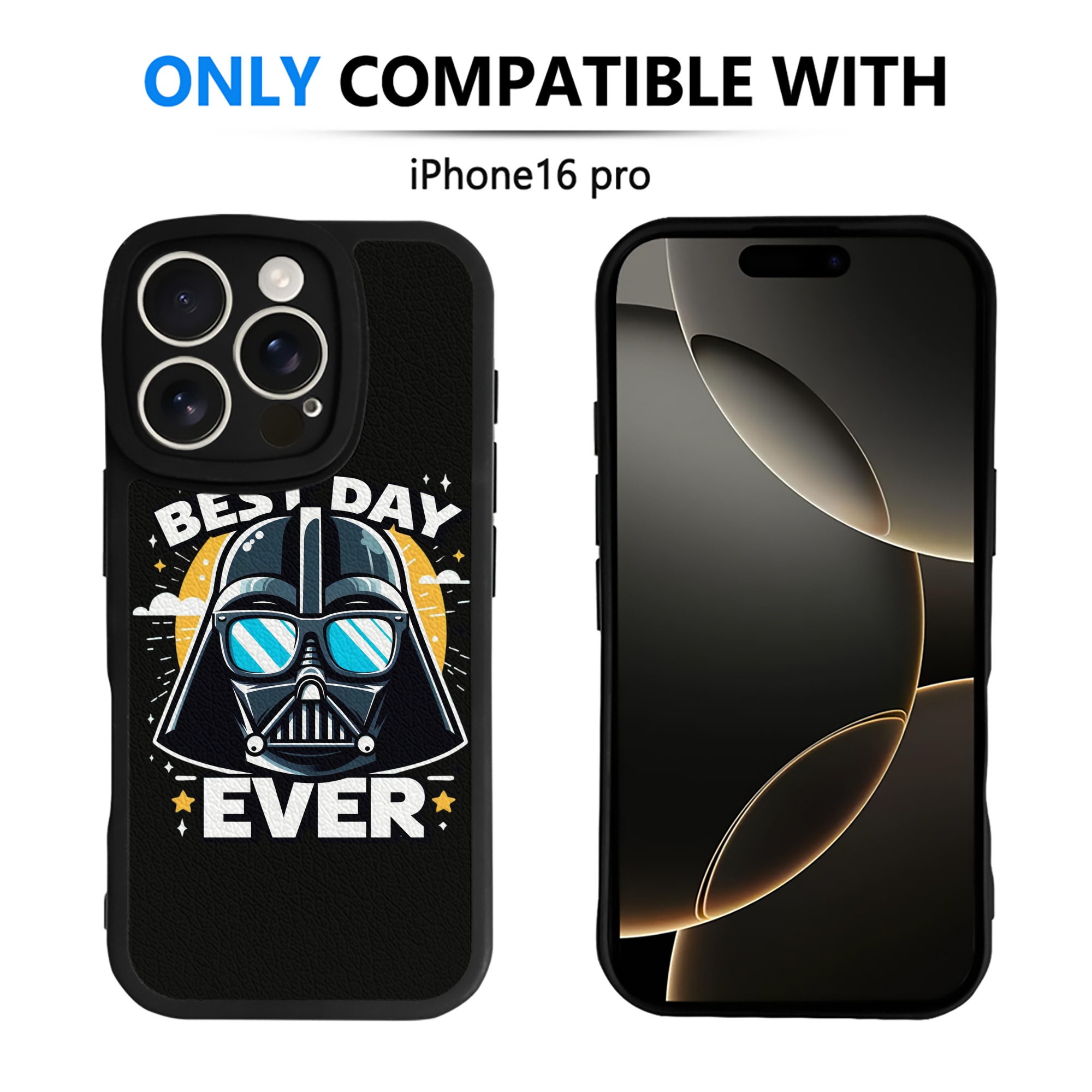 （画像用） スター・ウォーズ Star Wars 【iPhone 16シリーズ対応】シリコンスマホケース（レザー調） 材質：シリコン
